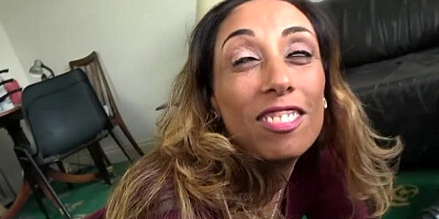 Blonde MILF blows a white guy and gets fucked brutally