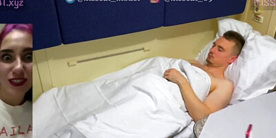 Public Sex with Neighbor on Train