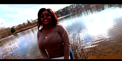 Teen Poser Gets Lucky & Fucks Mature Ebony At Community Park - Cum In Mouth