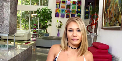 Throated Mena Mason's first Time on