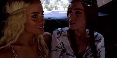 Naomi Woods sucks a hard cock and rides it cowgirl style