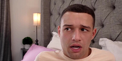 Sniffing My Busty Stepmom Dirty Panties