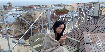 SISPORN. Guy catches stepsister smoking and fuck her into quick sex