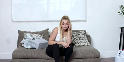 Curvy blonde and her stepdaughter are happy to share a big black cock