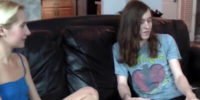 Skinny Sister Takes Brothers Cock