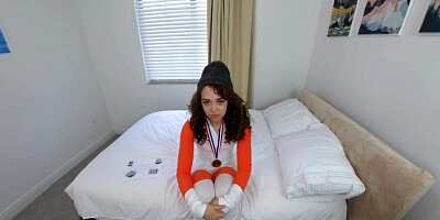 Perfect body stepdaughter wants stepdaddy to relax her before gold medal event