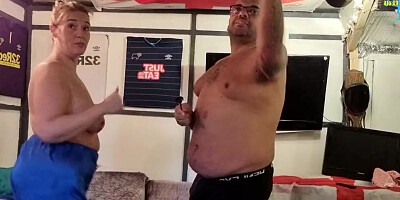 Wife plays topless darts in our local pub