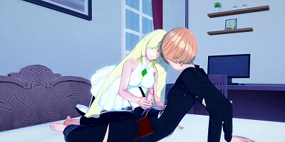 Pokemon: Gladion Has Threesome With Lusamine And Lillie