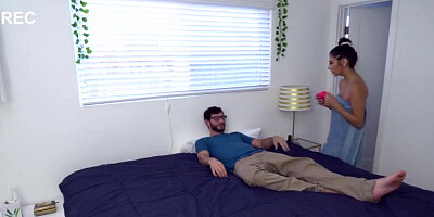 SPYFAM Panty Sniffing Step Bro Fucks Step Sis