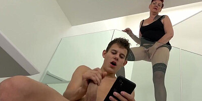 Grandma caught me watching Porn