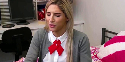 StepLesbians - Stepsisters Abella Danger and Nikki Peach Bonding over Sex