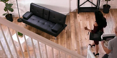 After getting oiled up, hot MILF was rammed up her muff by a bald stud