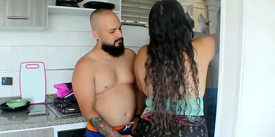 Chubby Latina Fucked by Next Door Bud