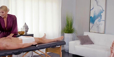 Sexy Ginger in Step-Family Threesome