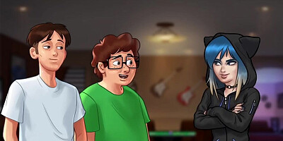 Best of Eve: The Cute Goth Slut from Summertime