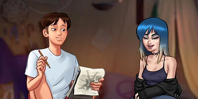 Best of Eve: The Cute Goth Slut from Summertime