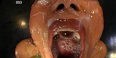 Dirty mature woman is fucked in the ass and bukkaked a lot