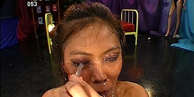 Dirty mature woman is fucked in the ass and bukkaked a lot