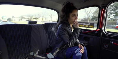 Scarlet Rebel ends up fucked hard in a fake taxi