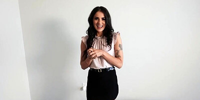 Sofie Reyez looks lovely while handling cock in POV-style video