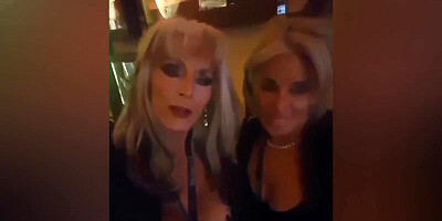 Busty blonde mom Sally DAngelo shakes her big tits in this homemade scene