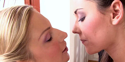 LezKiss - Busty MILF Seducing Teen