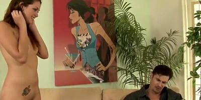 For her 18th birthday, little Allie fucks dear dad