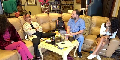 Aria Nicole Gets Lesbian Conversion Therapy From Nurses Channy Crossfire & Genesis With Doctor Tampa