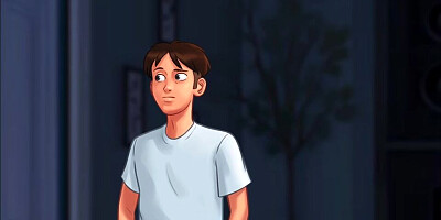 Summertime Saga - Two beautiful milfs having lesbian sex