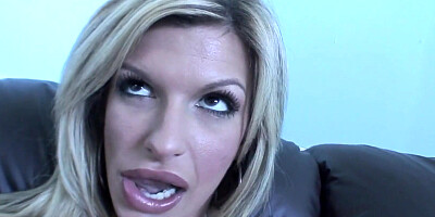 Busty Kendall Brooks takes hard cock deep down her cunt