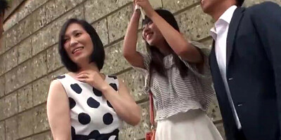 Asian mom gets fucked hard right next to that mirror