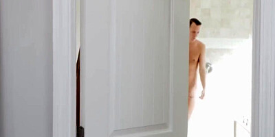 Lusty cougar teaches her naughty stepson some respect