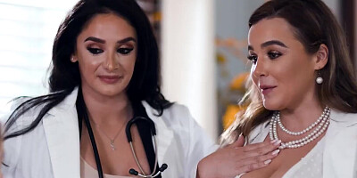 Three horny girls are licking cunts and fingering in lesbian 3some