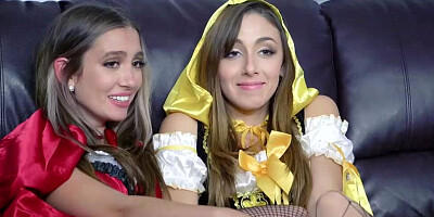Two girls love cosplay, but the dudes are only interested in hardcore foursome