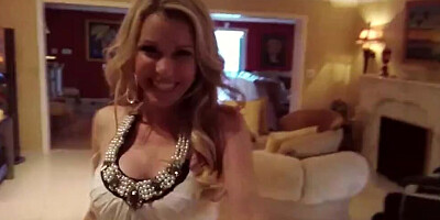 Naughty blondes Courtney Cummz & Marsha May are having FFM threesome