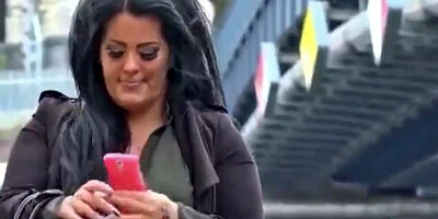 Curvy brunette woman is fucked in face and cunt by a horny stud