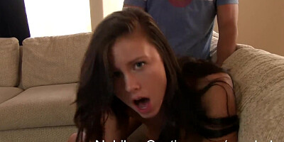Big Natural Tits and Tight Teen Pussy - Perfect Pornstar Material?