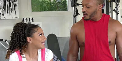 Girl with a strap-on and two bisexual guys are train fucking