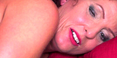 Chubby mature woman Beau Diamond is fucked by a horny neighbor