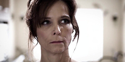 Slutty mature woman is being double-dicked by two horny guys