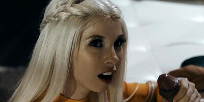 Caring wife invited a blonde teen girl for a threesome with her husband