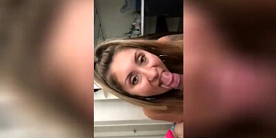 Cute Cougar from Tinder Blowjob