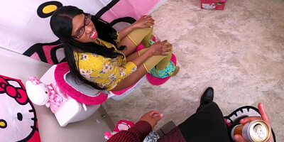 I Convinced my Step Daughter to Ride Daddy Dick Cowgirl before her Mother get Home Sheisnovember