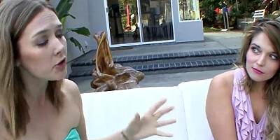 Young MILF seduces her tattooed stepdaughter