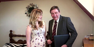 Naughty cougar gets balls deep shagging from her horny stepson