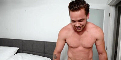 One horny chum fucks his girlfriend and stepsister in a 3some