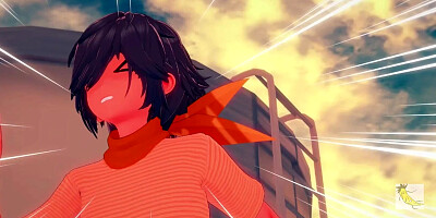 Busty anime chick is craving for some hard pussy nailing