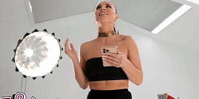 Twistys - Aidra Fox And Charlotte Sins finger and lick pussy till they both cum at the shoot