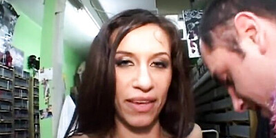 Gorgeous Monica's bj action