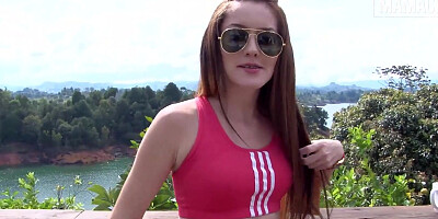 Paulina Ramos is getting fucked by a black stallion with huge dick